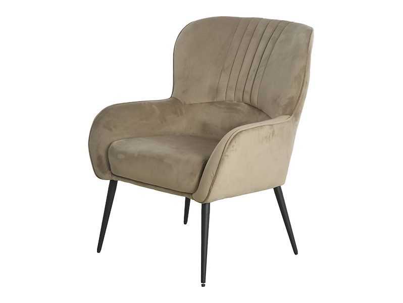 Fotel uszak Samon granatowy