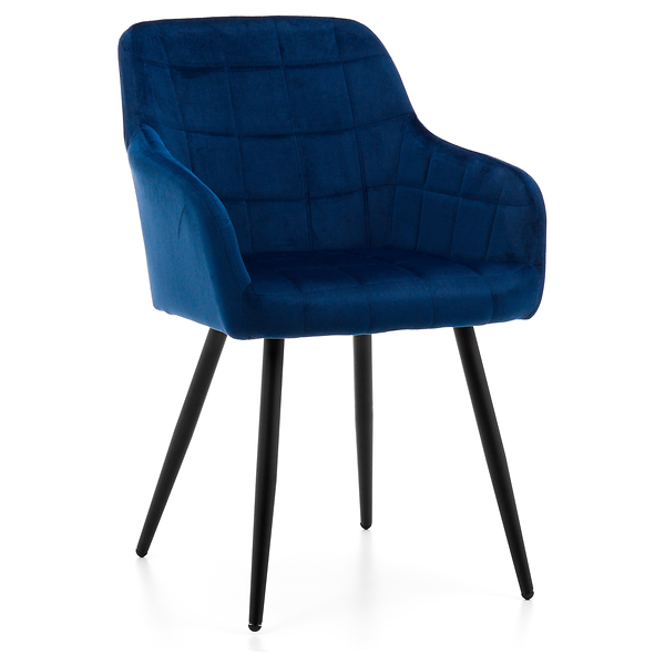 Krzesło tapicerowane ORTE zielony welur do salonu jadalni