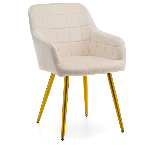 Krzesło tapicerowane ORTE zielony welur do salonu jadalni