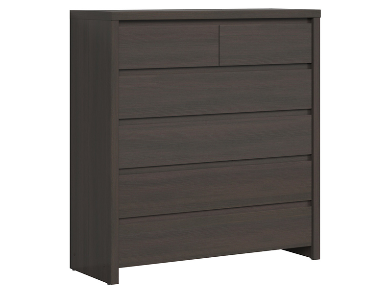 Komoda Kaspian 105 cm z 6 szufladami wenge