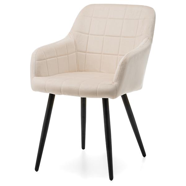 Krzesło tapicerowane ORTE zielony welur do salonu jadalni