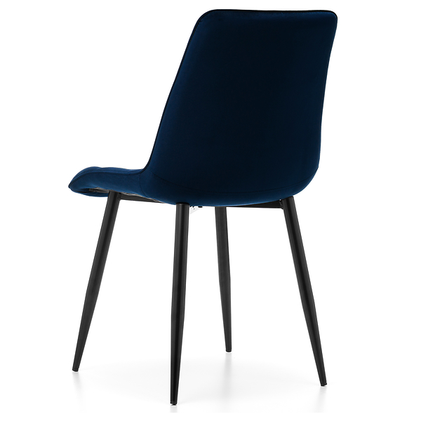 Krzesło tapicerowane welurowe CHIC velvet aksamit zielony