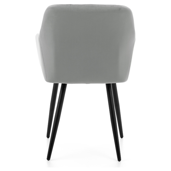 Krzesło tapicerowane ORTE zielony welur do salonu jadalni