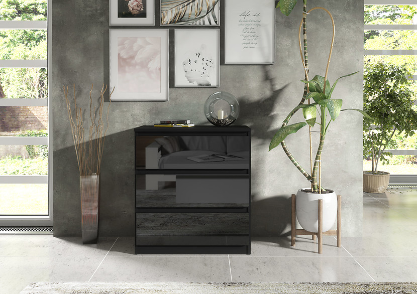 Komoda 3 szuflady kaszmir