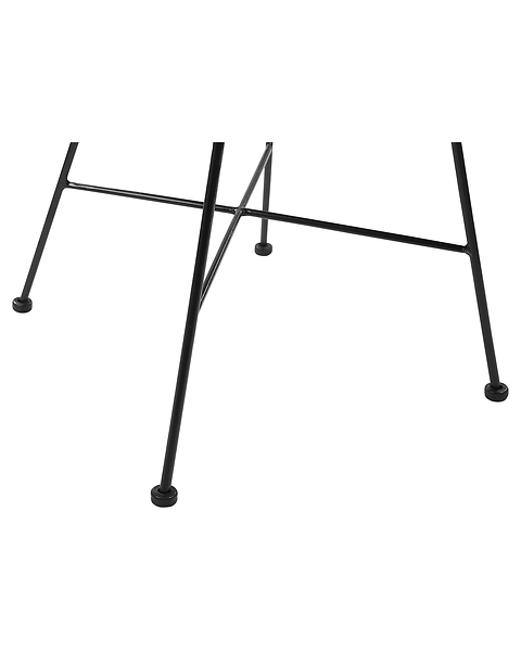 Krzesło z rattanu jadalnia salon brązowe