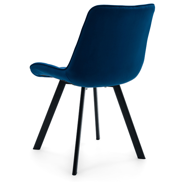 Krzesło Tapicerowane Welurowe Do Salonu Jadalni Zielone TORI