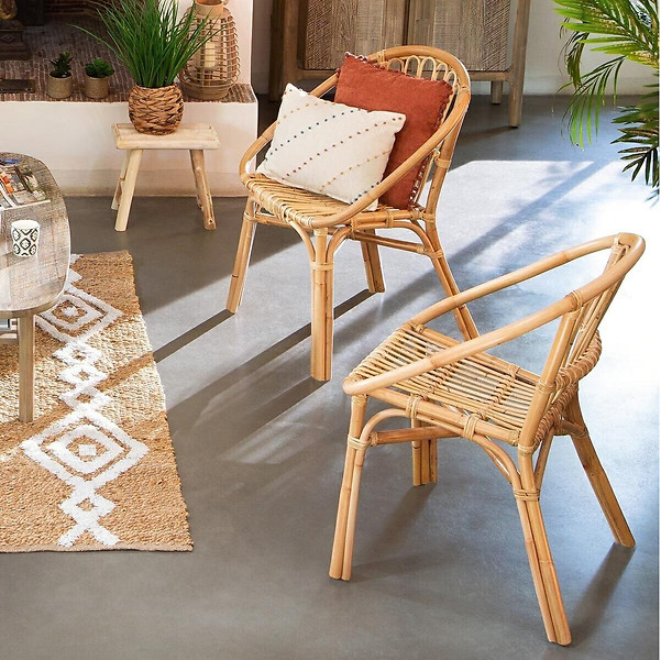 Fotel/krzesło Dream rattan naturalny w stylu boho