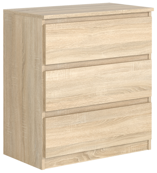 Komoda 3 szuflady kaszmir