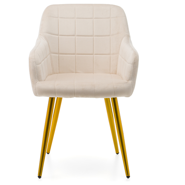 Krzesło tapicerowane ORTE zielony welur do salonu jadalni