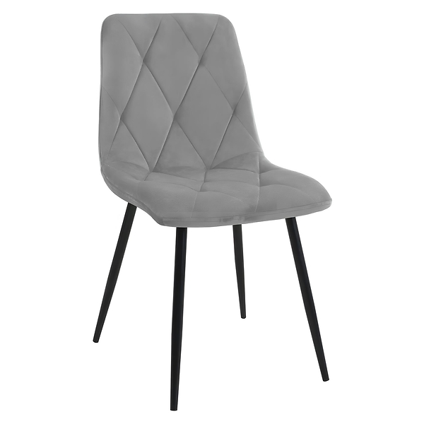 Krzesło Storczyk ciemno niebieskie welur do salonu do jadalni  Begryf