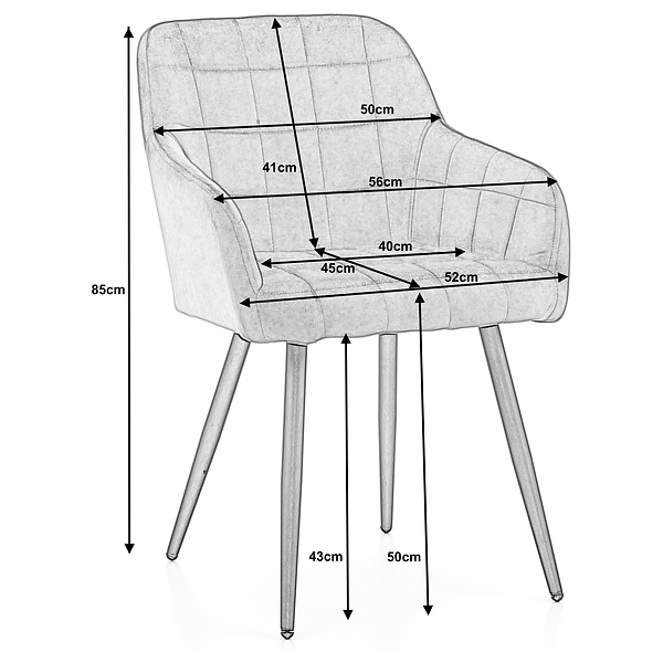 Krzesło tapicerowane ORTE zielony welur do salonu jadalni