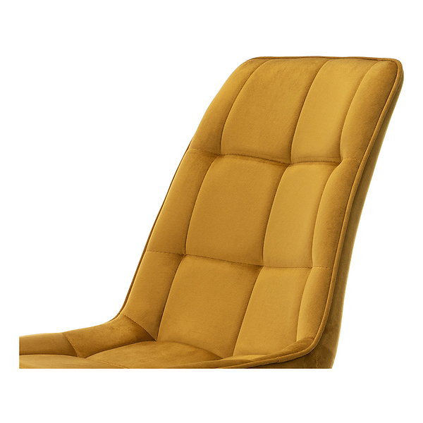 Krzesło tapicerowane welurowe CHIC velvet aksamit zielony