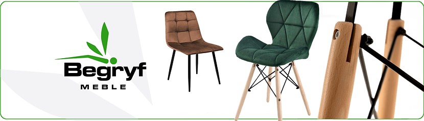 Krzesło Storczyk ciemno niebieskie welur do salonu do jadalni  Begryf