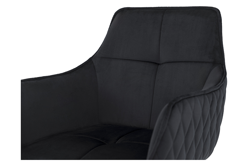 Krzesło obrotowe SC001 | Zielony | Welur 56 | Nogi czarne