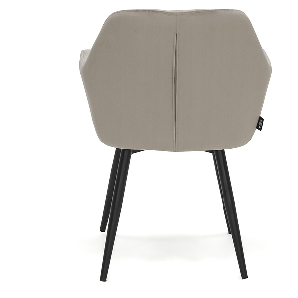 Krzesło obrotowe FREJA welur czarny noga czarna