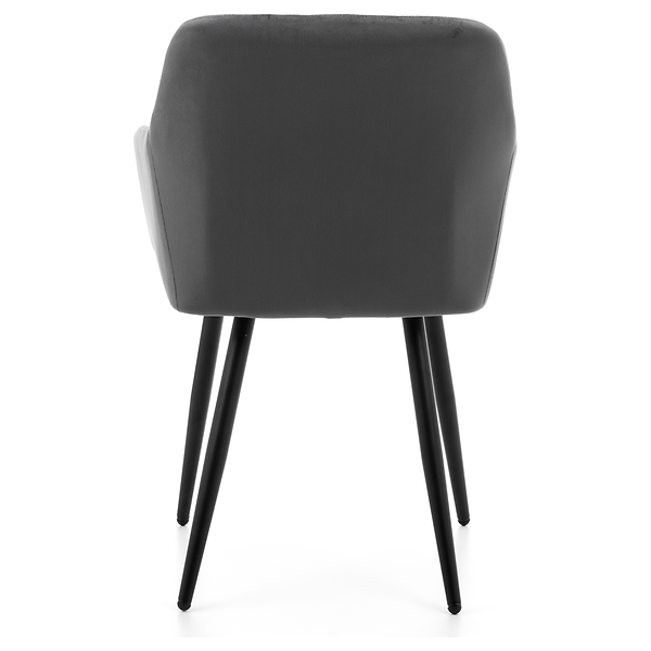 Krzesło tapicerowane ORTE zielony welur do salonu jadalni