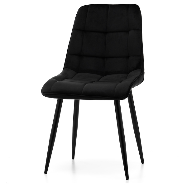 Krzesło tapicerowane welurowe CHIC velvet aksamit zielony