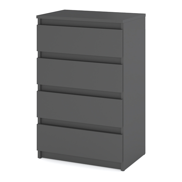 Komoda 4 szuflady 60cm hugo szafka do sypialni salonu szara