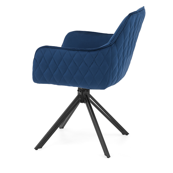 Krzesło obrotowe SC001 | Zielony | Welur 56 | Nogi czarne