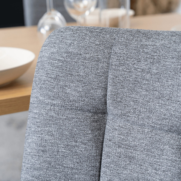 Krzesło Tapicerowane Kuchenne Do Jadalni Kuchni Salonu Loft Czarne PERU 2