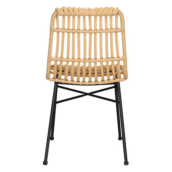 Zestaw 2 KRZESŁA Surabaya technorattan i stal profilowane