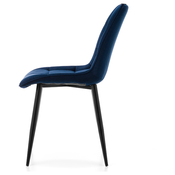 Krzesło tapicerowane welurowe CHIC velvet aksamit zielony