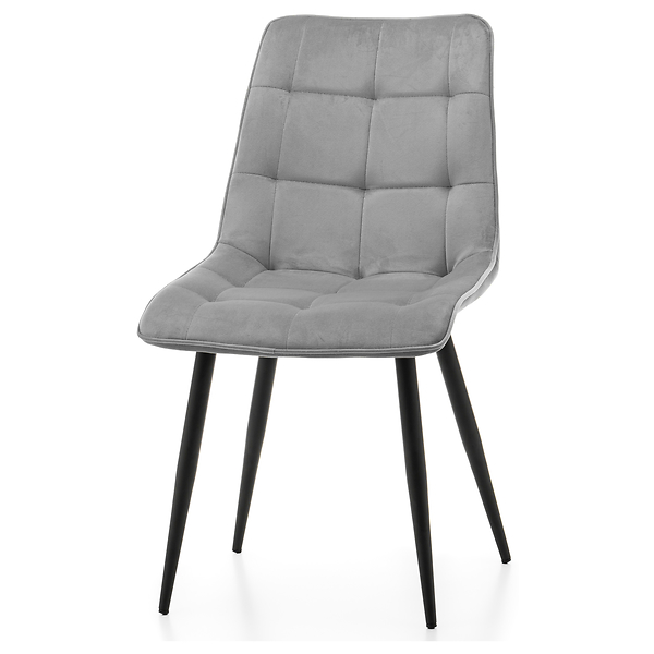 Krzesło tapicerowane welurowe CHIC velvet aksamit zielony