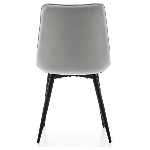 Krzesło tapicerowane welurowe CHIC velvet aksamit zielony