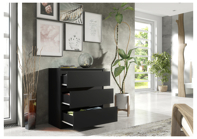 Komoda 3 szuflady kaszmir