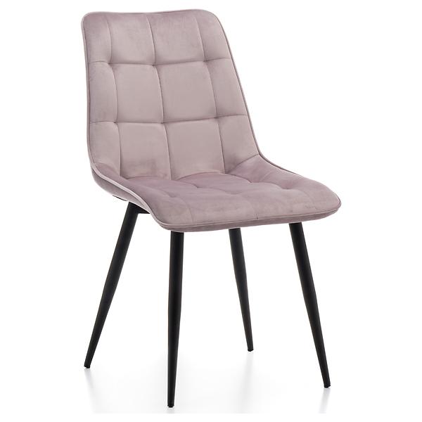 Krzesło tapicerowane welurowe CHIC velvet aksamit zielony