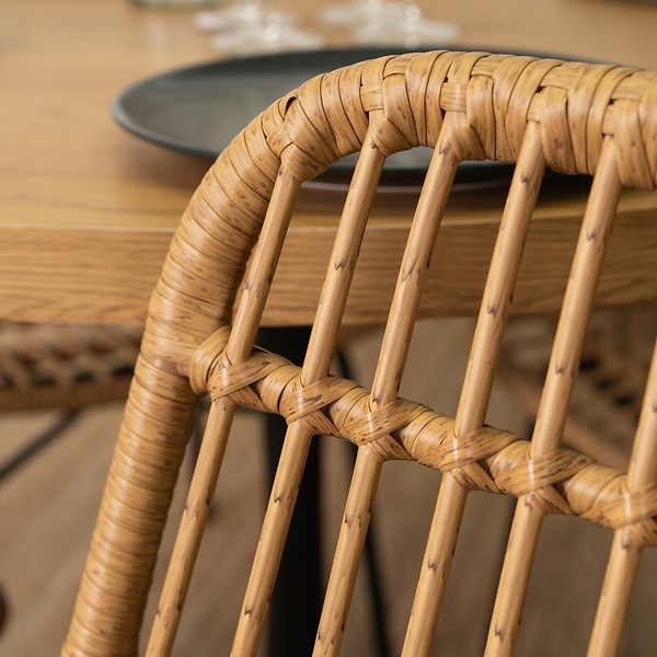 Krzesło Ogrodowe Rattanowe Skandynawskie Do Kuchni WALDI