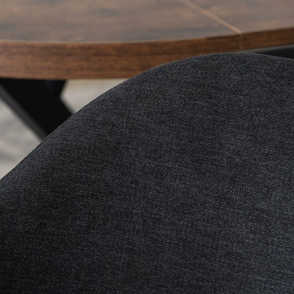 Krzesło Tapicerowane Kuchenne Skandynawskie Do Jadalni Salonu Popiel RUIZ