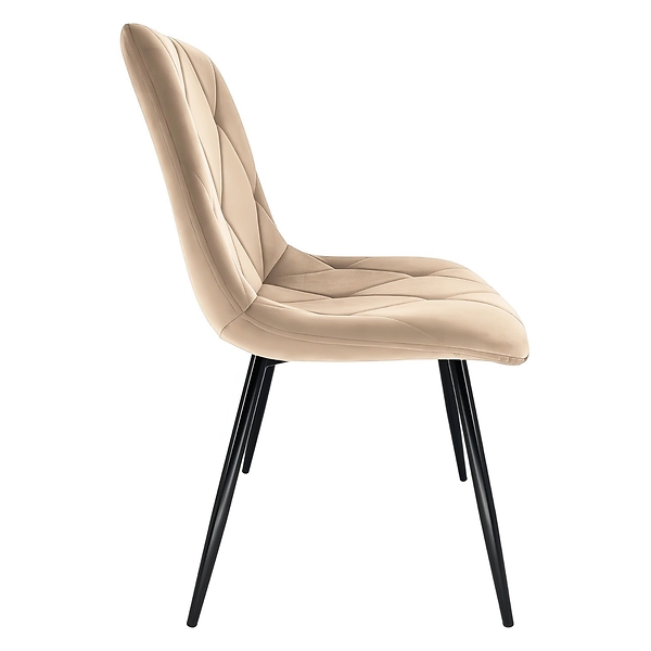 Krzesło Storczyk ciemno niebieskie welur do salonu do jadalni  Begryf