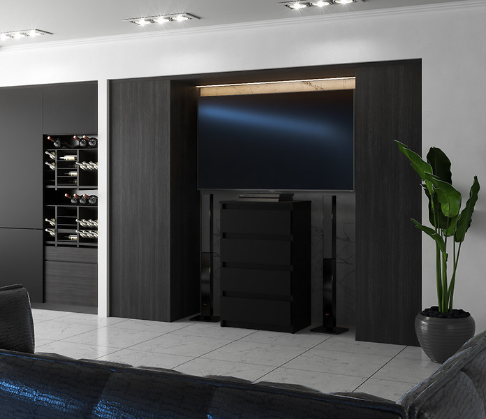 Komoda 4 szuflady 60cm hugo szafka do sypialni salonu szara