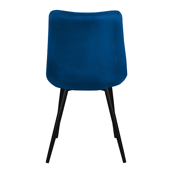 Krzesło tapicerowane welurowe pikowane do salonu jadalni