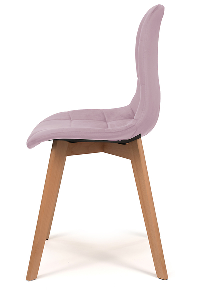 Krzesło tapicerowane skandynawskie welurowe VEGAS zielony