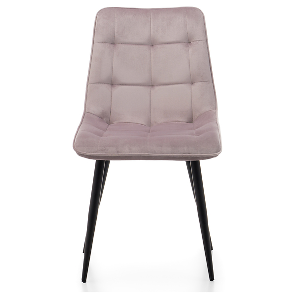 Krzesło tapicerowane welurowe CHIC velvet aksamit zielony