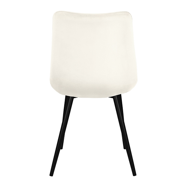 Krzesło tapicerowane welurowe pikowane do salonu jadalni