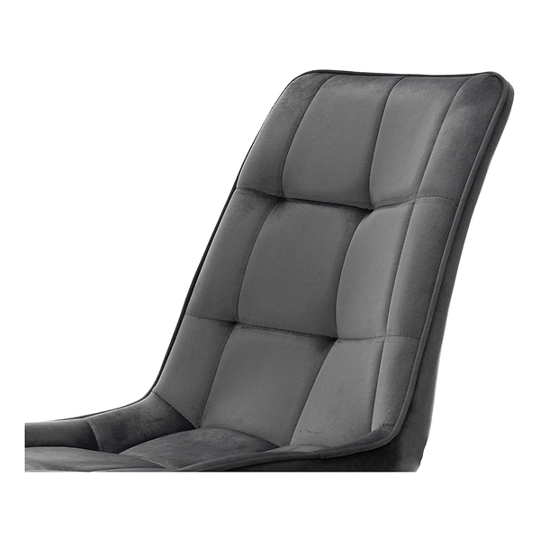 Krzesło tapicerowane welurowe CHIC velvet aksamit zielony