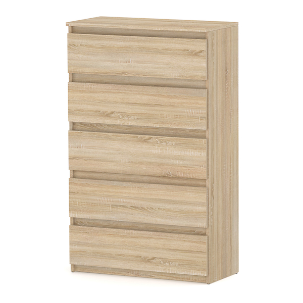 Komoda do salonu nowoczesna 70cm szafka rtv loft szara wotan