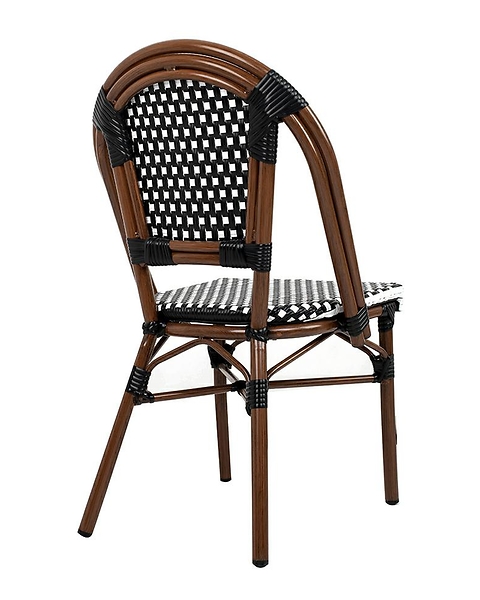 Krzesło CAFE PARIS brązowe rattan