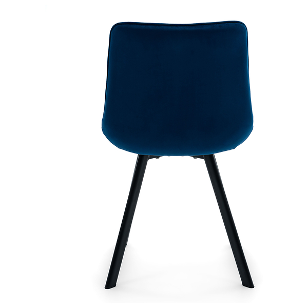 Krzesło Tapicerowane Welurowe Do Salonu Jadalni Zielone TORI