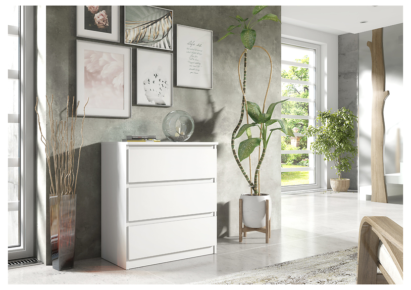 Komoda 3 szuflady kaszmir