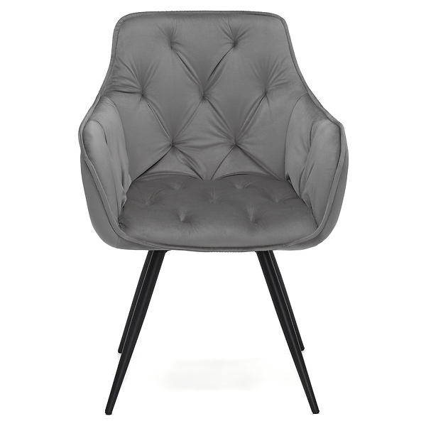 Krzesło obrotowe DC0084-3 | welur | szare