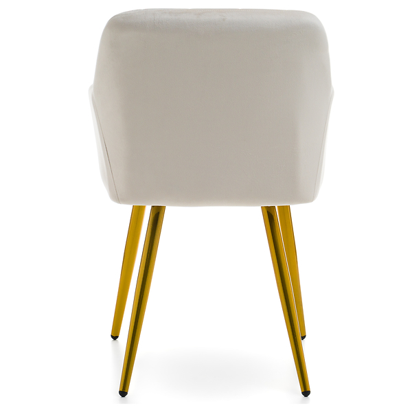 Krzesło tapicerowane ORTE zielony welur do salonu jadalni