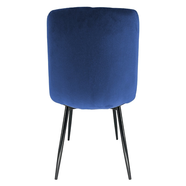 Krzesło Storczyk ciemno niebieskie welur do salonu do jadalni  Begryf