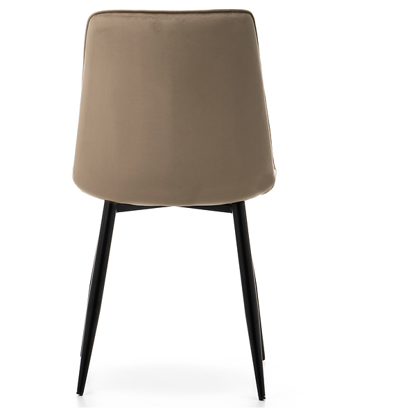 Krzesło tapicerowane welurowe CHIC velvet aksamit zielony