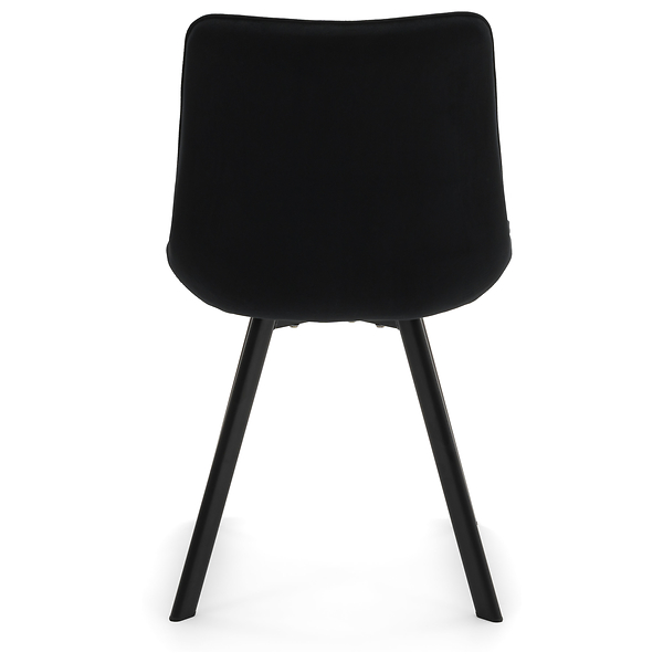 Krzesło Tapicerowane Welurowe Do Salonu Jadalni Zielone TORI