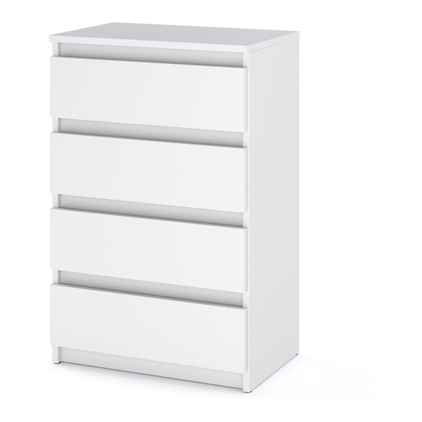 Komoda 4 szuflady 60cm hugo szafka do sypialni salonu szara