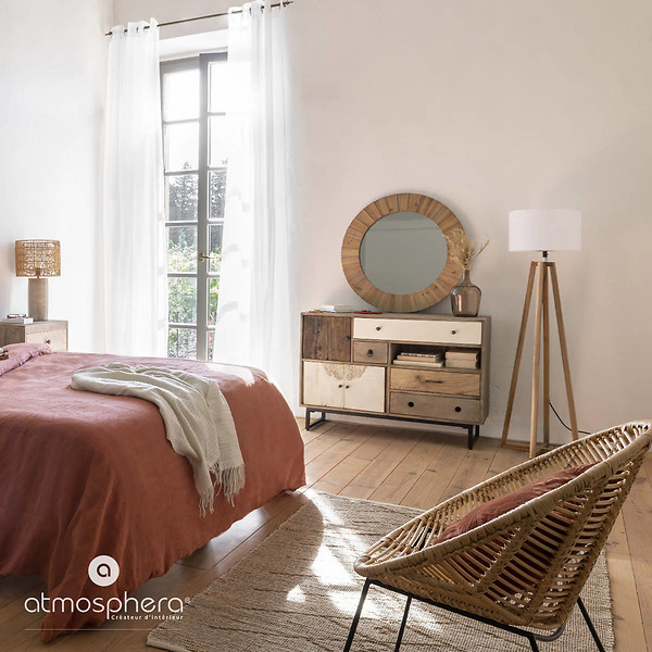 Krzesło wypoczynkowe LAORA, rattanowe